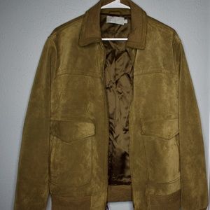 Vince Suede Bomber Jacket